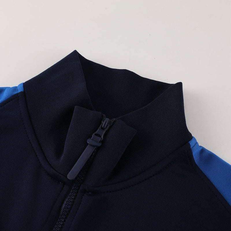 Conjunto de Treino Nike Dri-Fit - Jaqueta + Calça, Azul