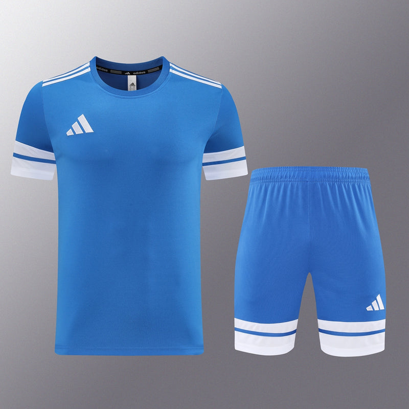 Conjunto Adidas - Camisa + Short, Azul