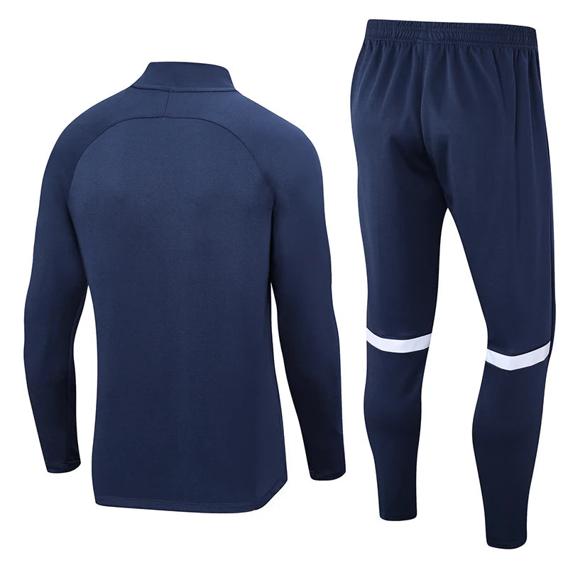 Conjunto Nike Dri-Fit de Frio - Jaqueta + Calça, Azul