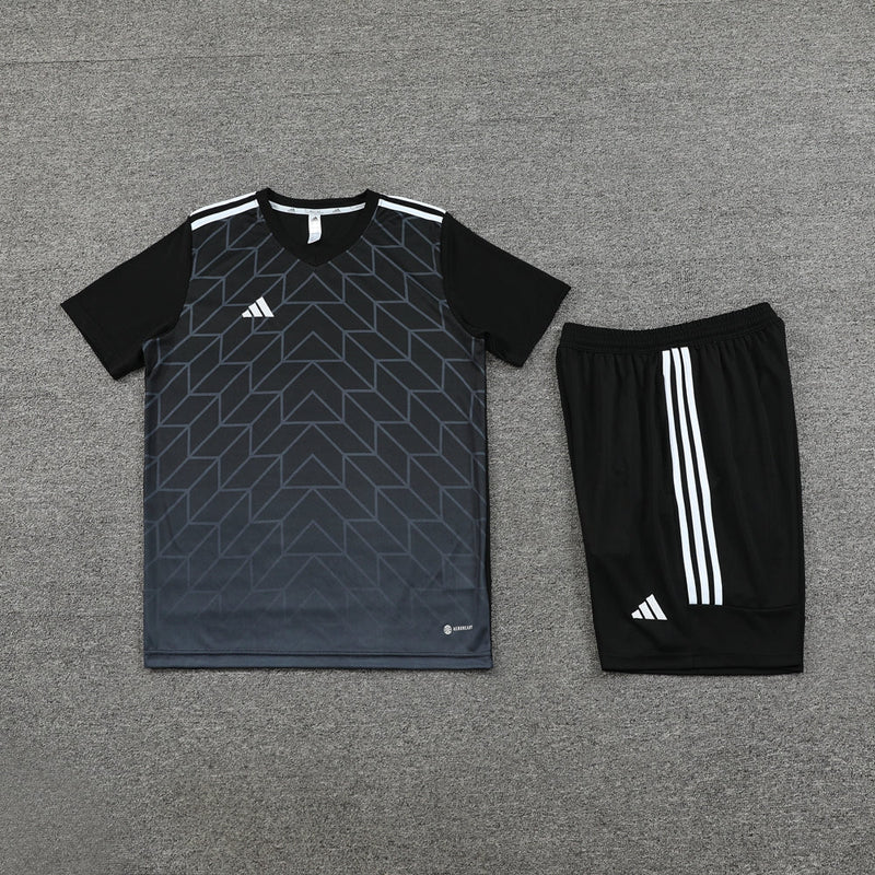 Conjunto Adidas - Camisa + Short, Preto