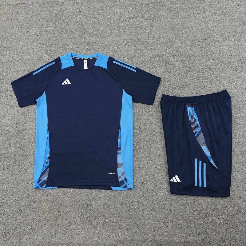 Conjunto Adidas - Camisa + Short, Azul