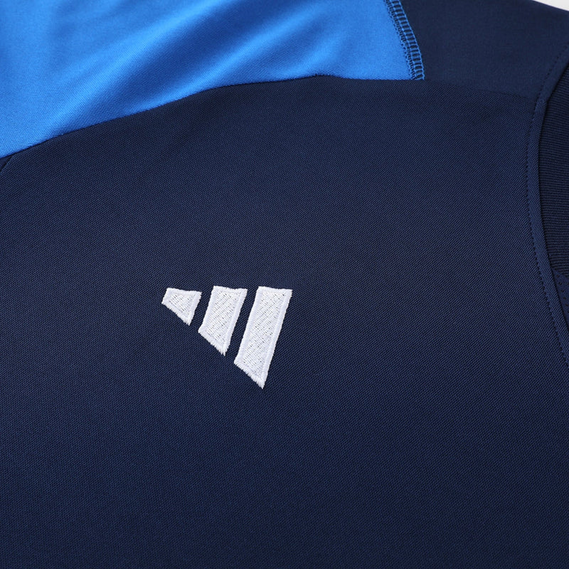 Conjunto Adidas - Camisa + Short, Azul Escuro