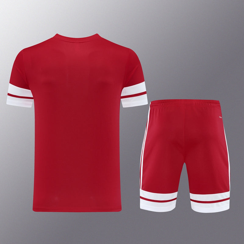 Conjunto Adidas - Camisa + Short, Vermelho