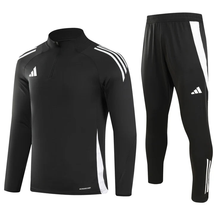 Conjunto Adidas 2025 - Jaqueta + Calça, Preto