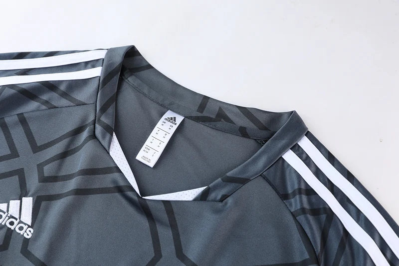 Conjunto Adidas Dri-Fit - Camisa + Calça, Cinza
