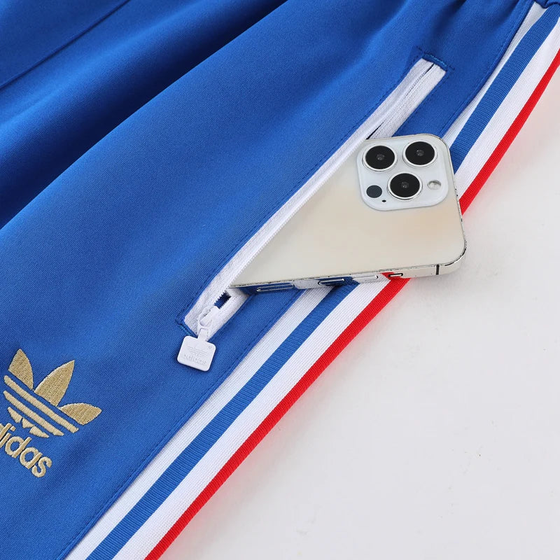 Conjunto Adidas - Jaqueta + Calça, Azul