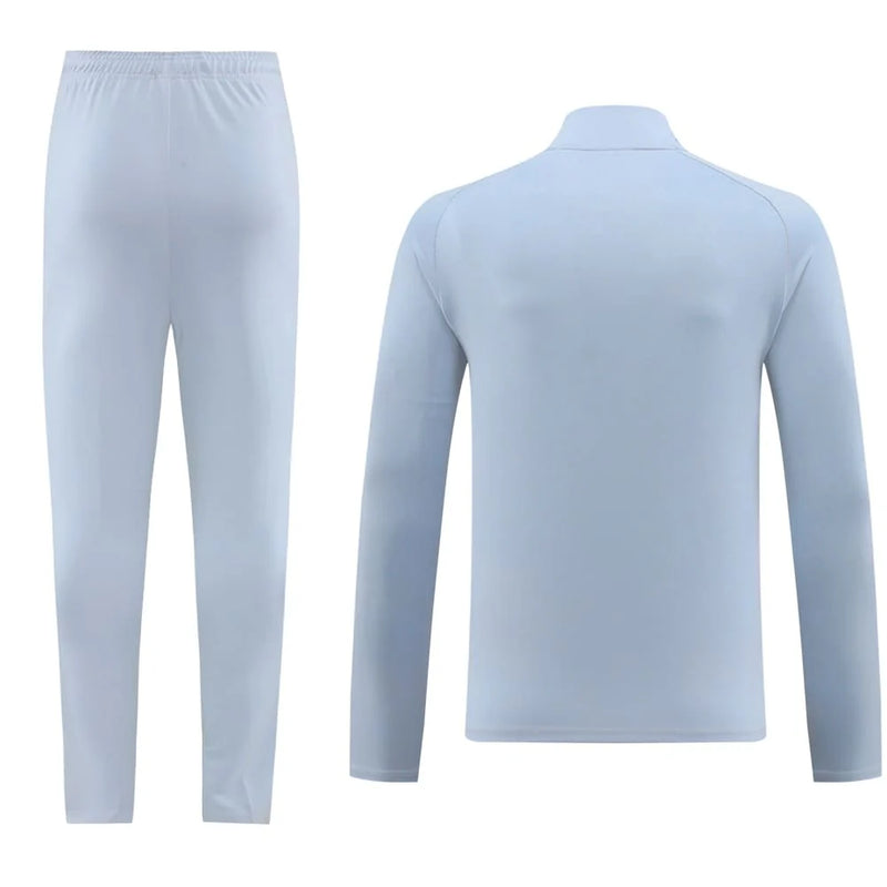Conjunto Nike Dri-Fit de Frio - Jaqueta + Calça, Azul Claro
