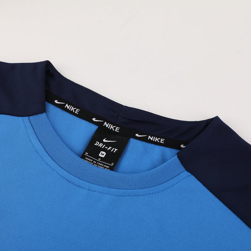 Conjunto Nike - Camisa + Short, Azul com Preto