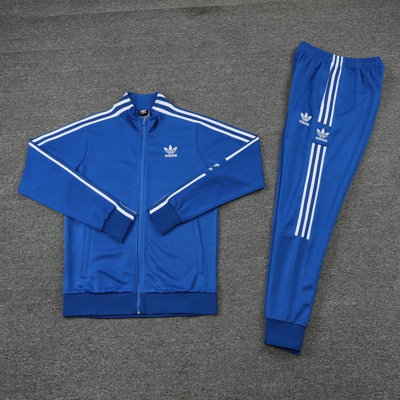 Conjunto Adidas - Jaqueta + Calça, Azul