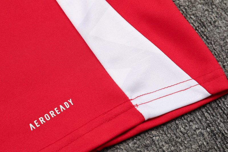 Conjunto Adidas 2025 - Jaqueta + Calça, Vermelho