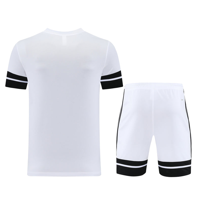 Conjunto Adidas - Camisa + Short, Branco