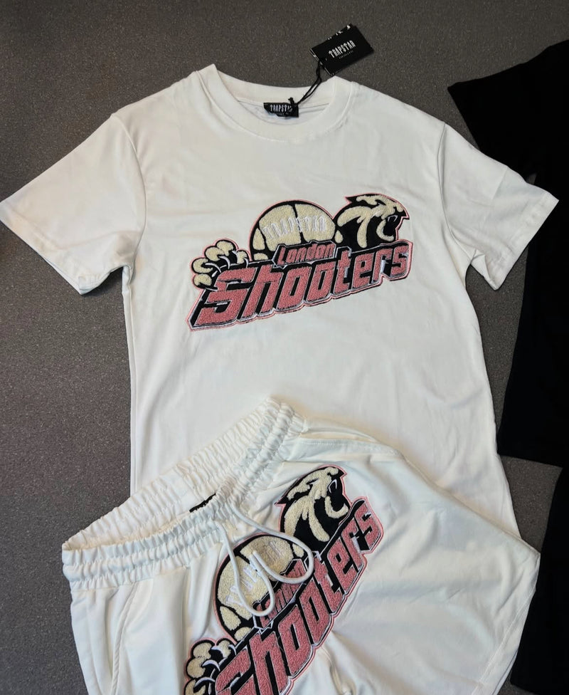 Conjunto Trapstar London Shooters, Branco (Edição Especial)