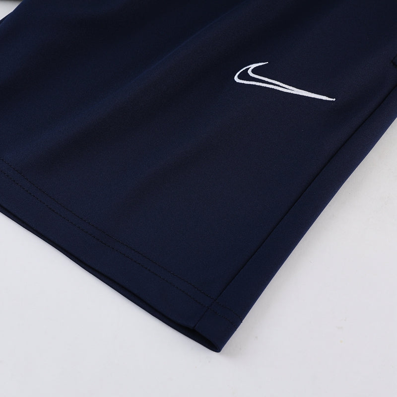 Conjunto Nike - Camisa + Short, Azul com Azul Escuro