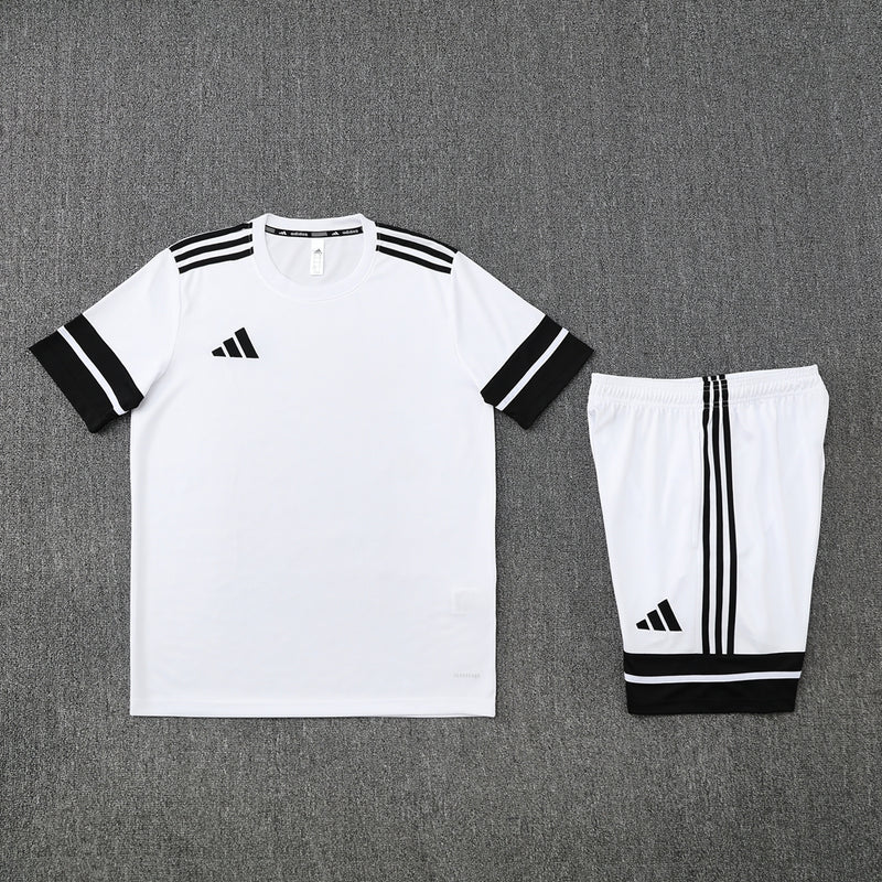 Conjunto Adidas - Camisa + Short, Branco