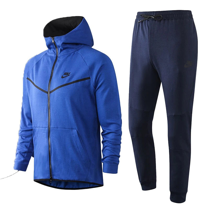 Conjunto Nike Tech Fleece, Azul