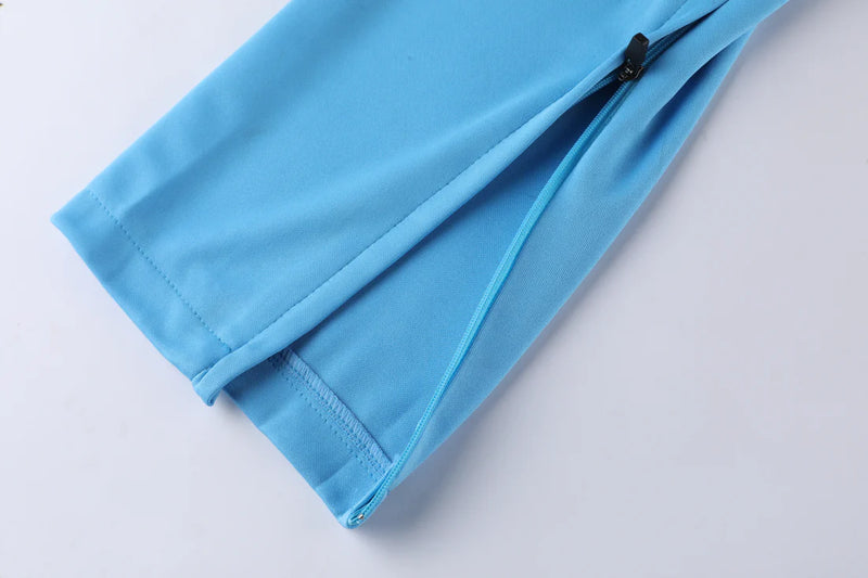 Conjunto Nike Dri-Fit - Camisa + Calça, Azul com Branco