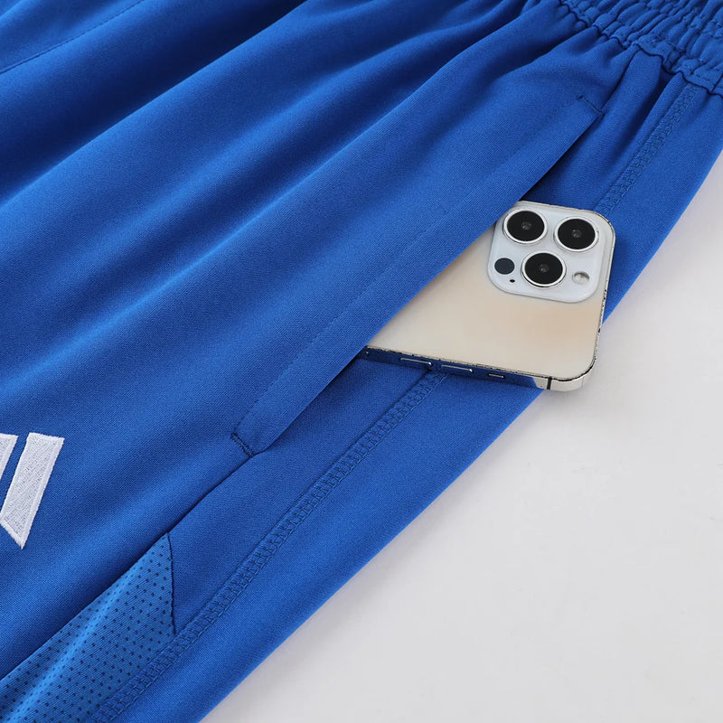 Conjunto Adidas Dri-Fit - Camisa + Calça, Azul