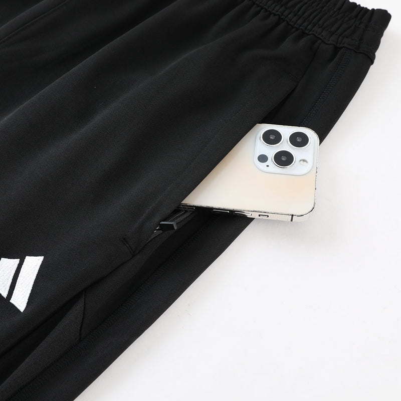 Conjunto Adidas Dri-Fit - Camisa + Calça, Preto