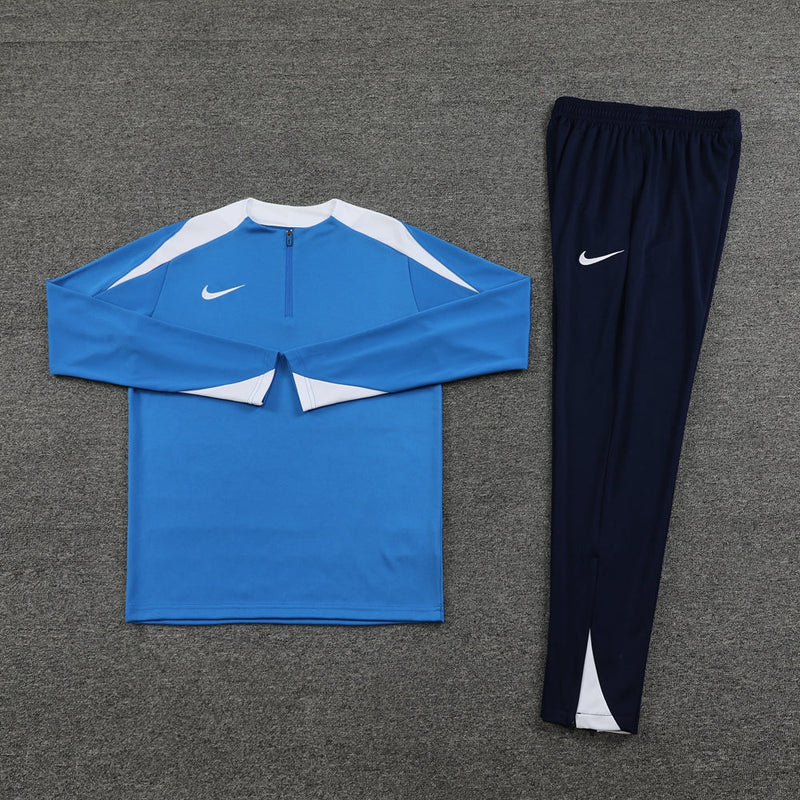Conjunto Nike Dri-Fit de Frio - Jaqueta + Calça, Azul