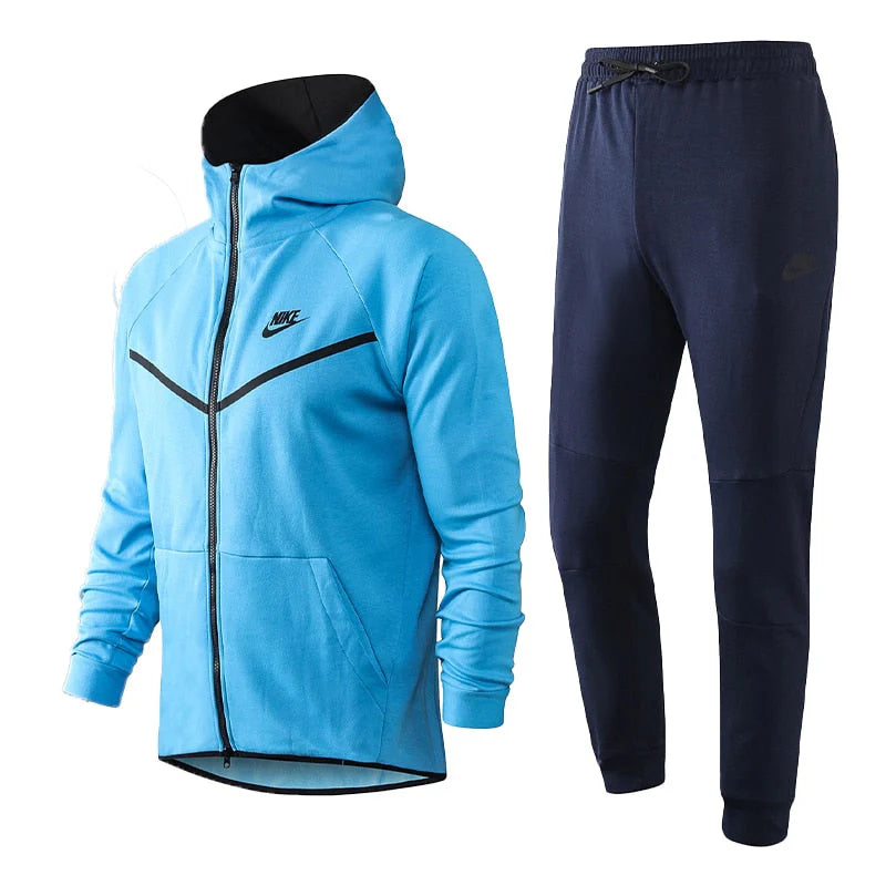 Conjunto Nike Tech Fleece, Azul Claro