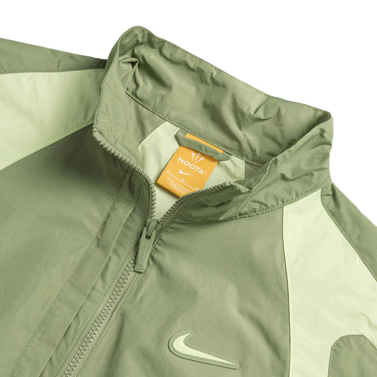 Jaqueta Corta Vento Nike X Nocta - Edição Especial, Woven Track Bege Verde