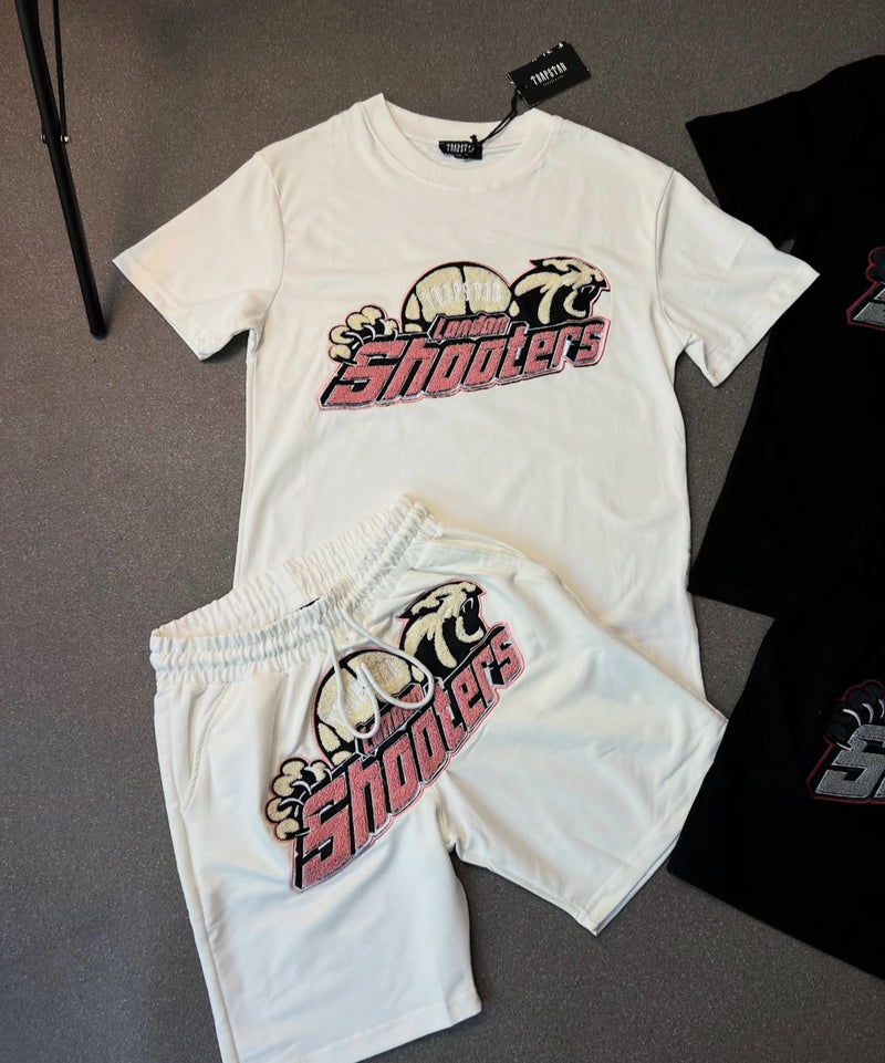 Conjunto Trapstar London Shooters, Branco (Edição Especial)