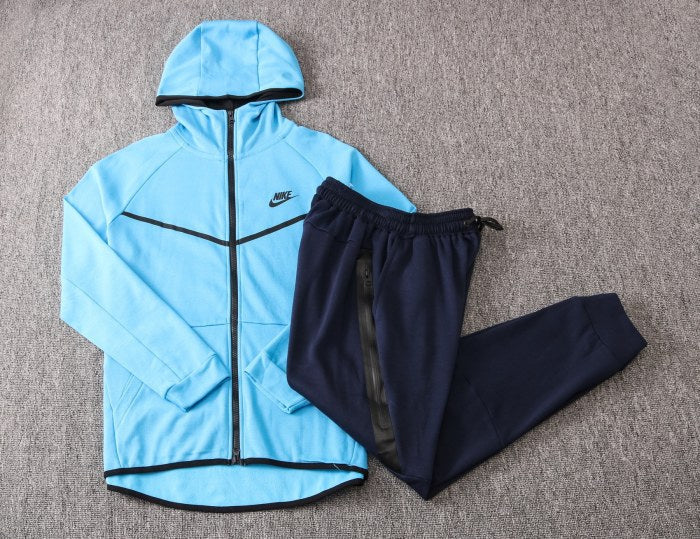 Conjunto Nike Tech Fleece, Azul Claro