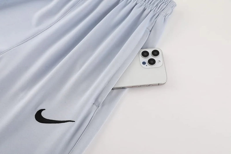 Conjunto Nike Dri-Fit de Frio - Jaqueta + Calça, Azul Claro