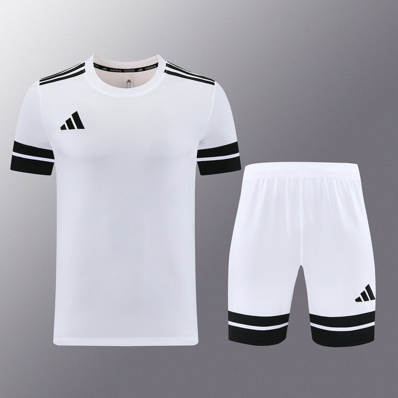 Conjunto Adidas - Camisa + Short, Branco