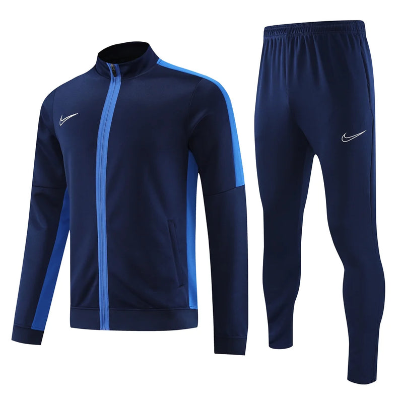 Conjunto de Treino Nike Dri-Fit - Jaqueta + Calça, Azul