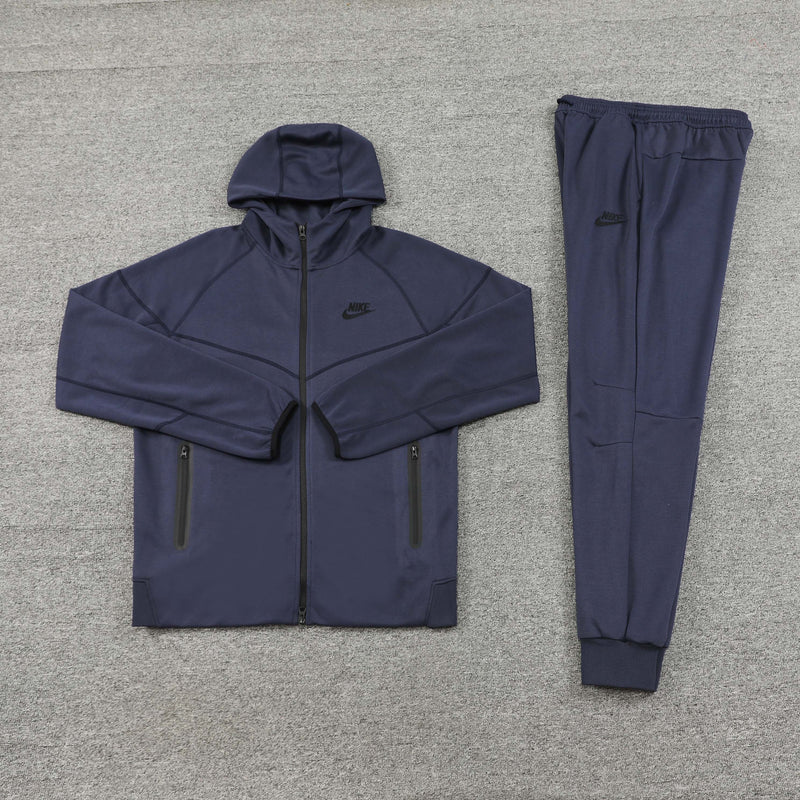 Conjunto Nike Tech Fleece, Cinza