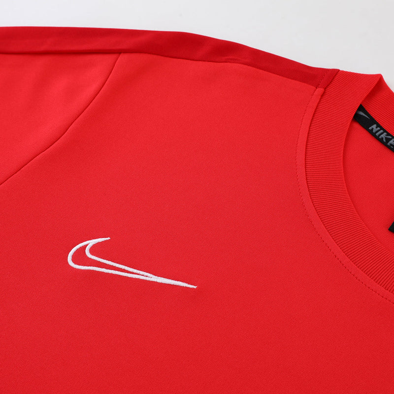 Conjunto Nike Dri-Fit - Camisa + Calça, Vermelho com Preto
