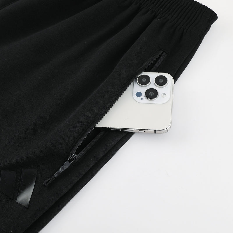 Conjunto Adidas - Jaqueta com Capuz + Calça, All Black