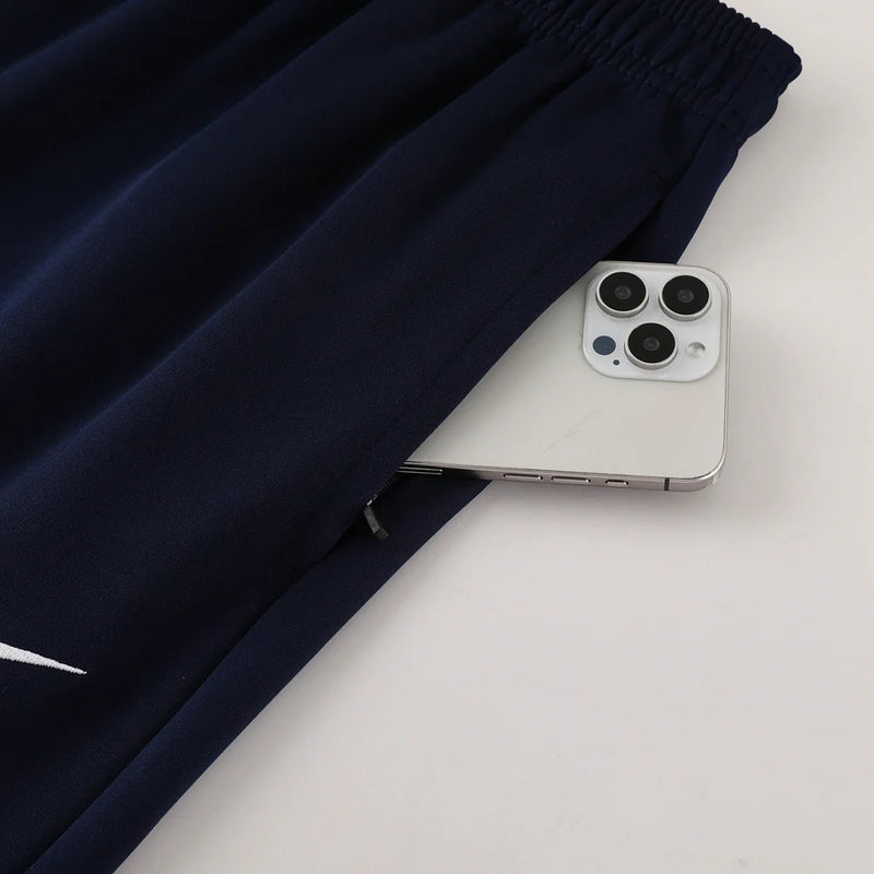 Conjunto de Treino Nike Dri-Fit - Jaqueta + Calça, Azul
