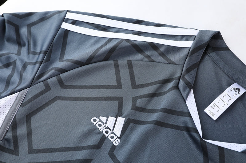 Conjunto Adidas Dri-Fit - Camisa + Calça, Cinza