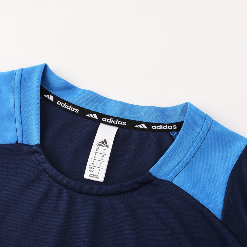 Conjunto Adidas - Camisa + Short, Azul