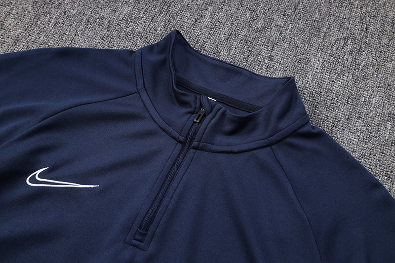 Conjunto Nike Dri-Fit de Frio - Jaqueta + Calça, Azul