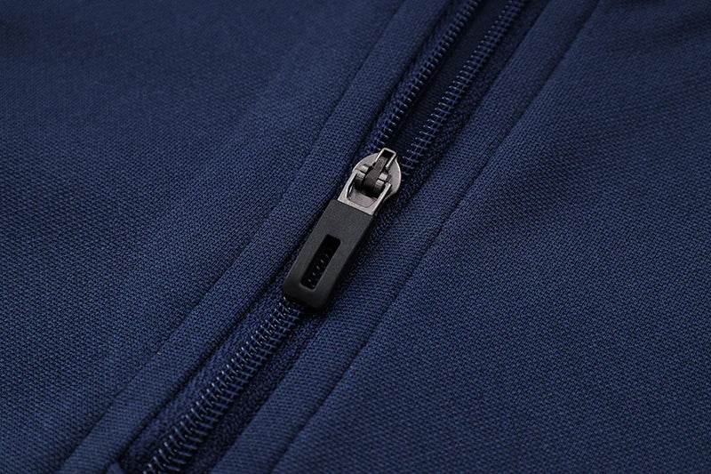 Conjunto Nike Dri-Fit de Frio - Jaqueta + Calça, Azul com Verde
