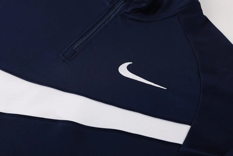 Conjunto Nike Dri-Fit de Frio - Jaqueta + Calça, Azul
