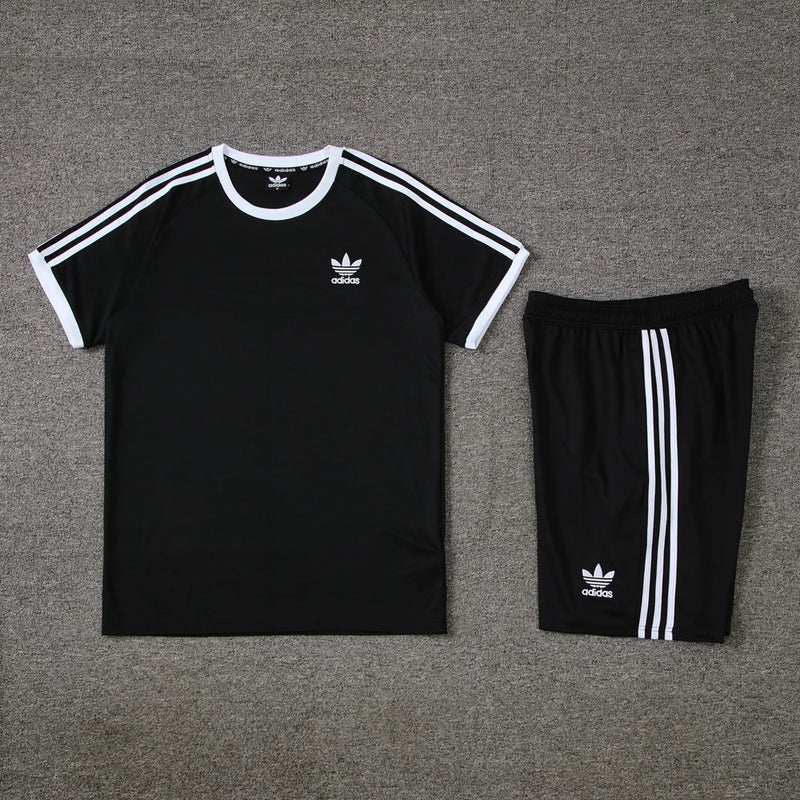 Conjunto Adidas - Camisa + Short, Preto