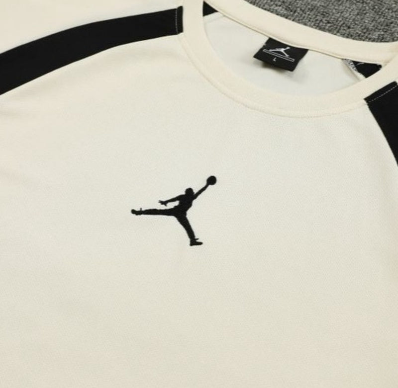 Conjunto Nike Air Jordan - Camisa + Short, Bege