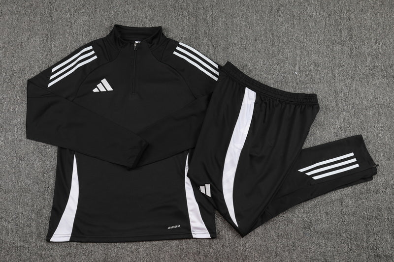 Conjunto Adidas 2025 - Jaqueta + Calça, Preto