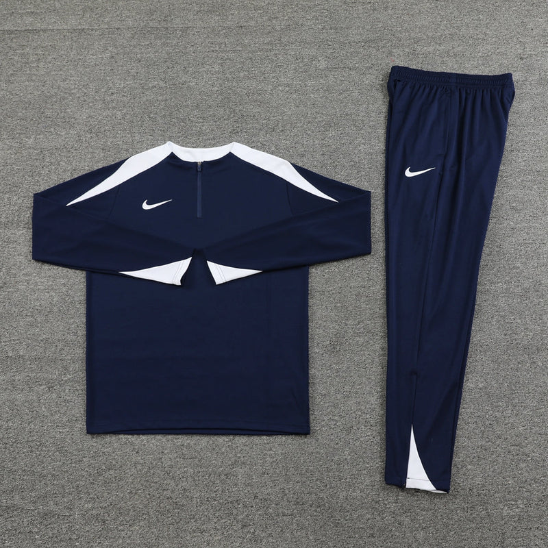 Conjunto Nike Dri-Fit de Frio - Jaqueta + Calça, Azul