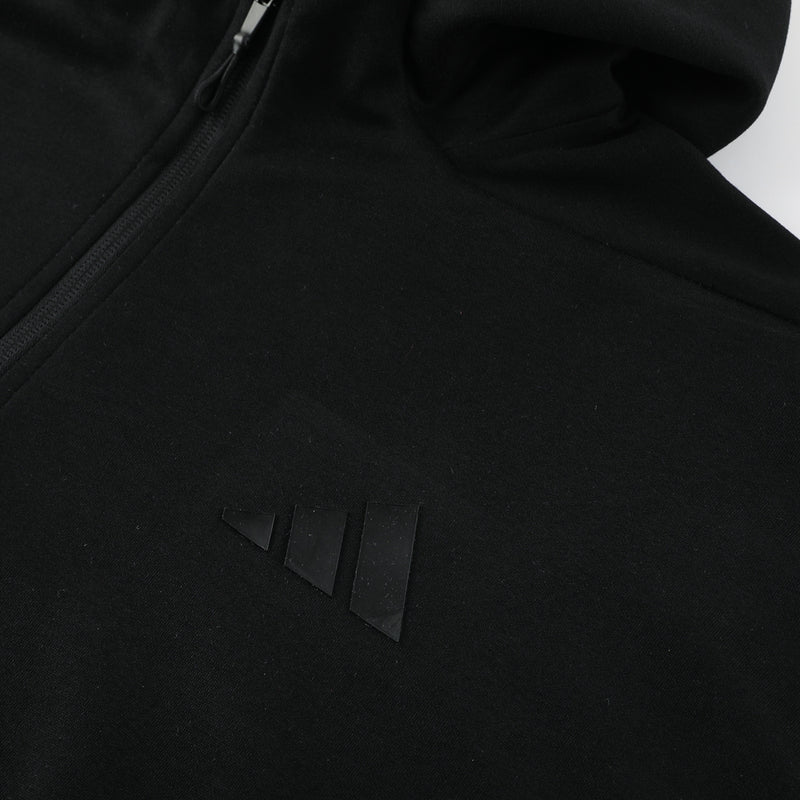 Conjunto Adidas - Jaqueta com Capuz + Calça, All Black