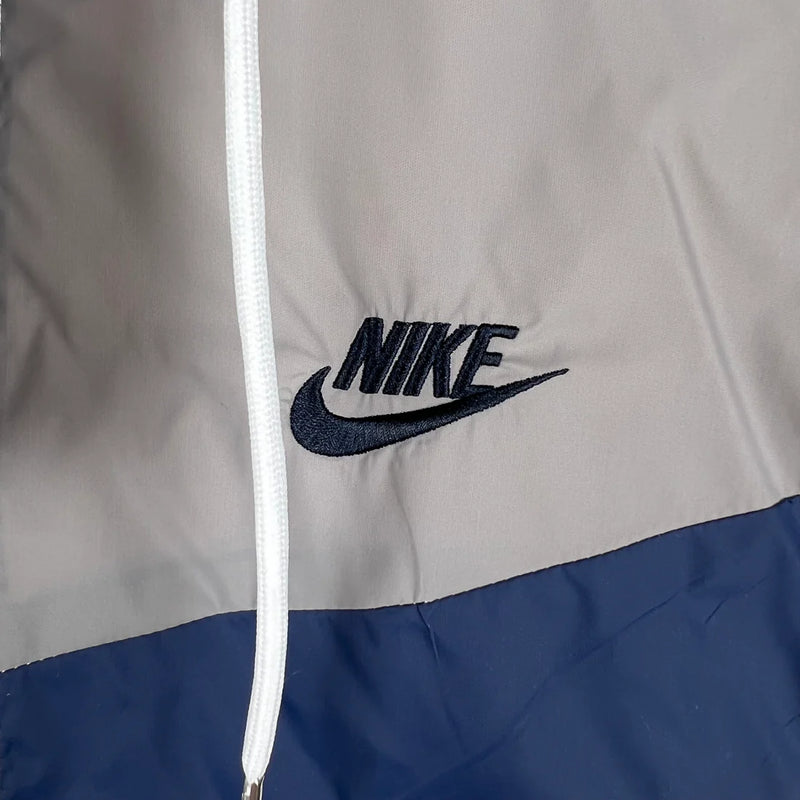 Jaqueta Corta Vento Nike Just do It - Forrada e com Capuz, Branco