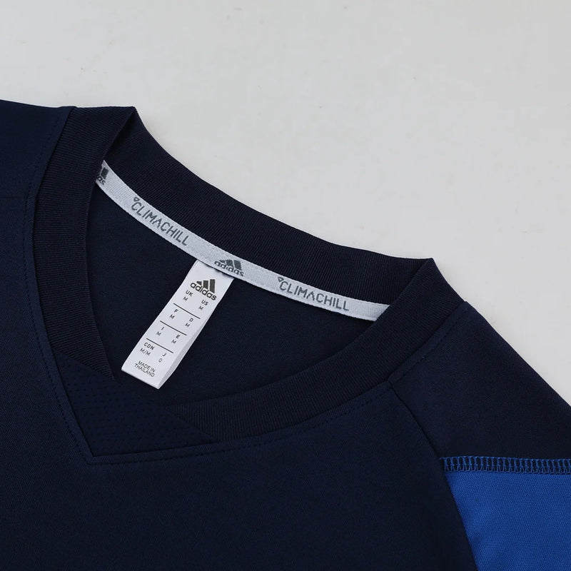 Conjunto Adidas - Camisa + Short, Azul Escuro