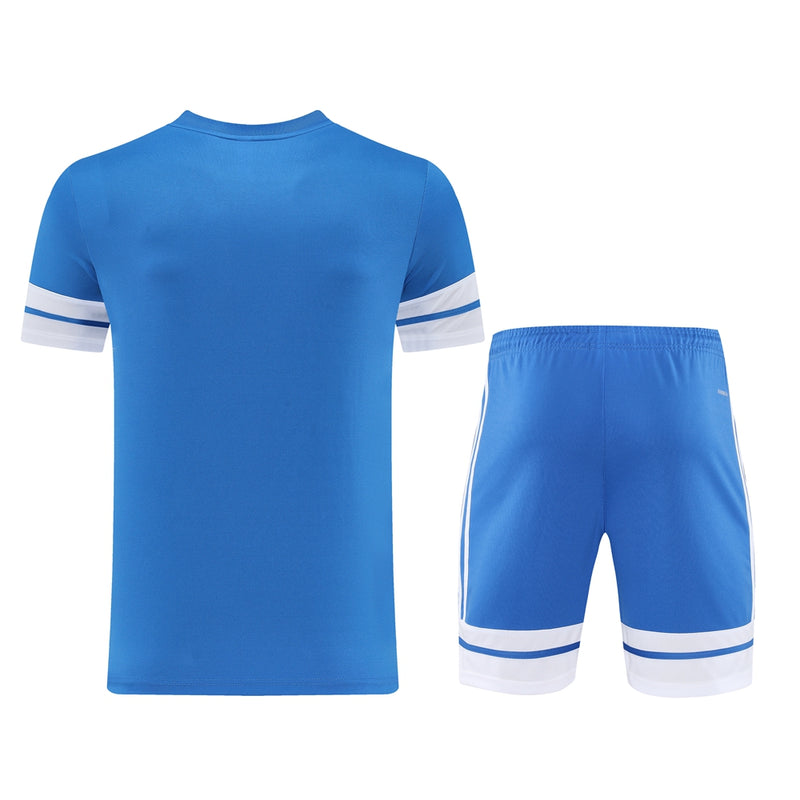 Conjunto Adidas - Camisa + Short, Azul