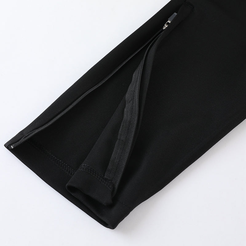 Conjunto Nike Dri-Fit - Camisa + Calça, Cinza com Preto