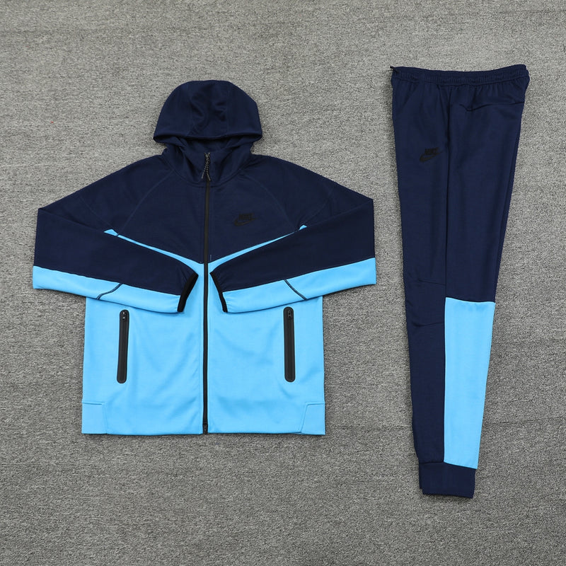 Conjunto Nike Tech Fleece, Azul
