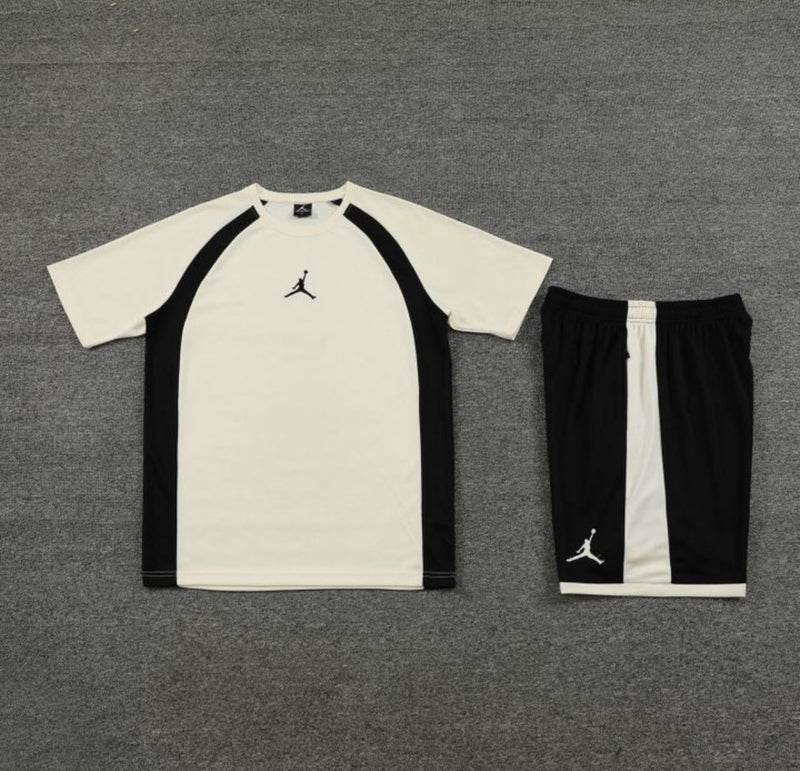 Conjunto Nike Air Jordan - Camisa + Short, Bege